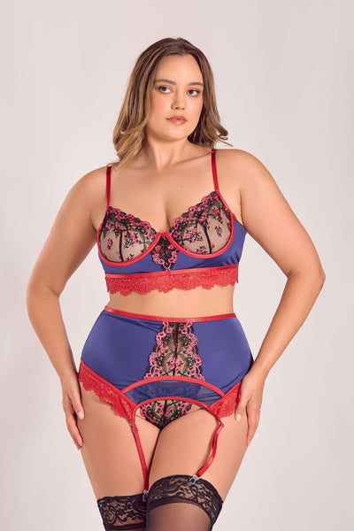 Maurielle 3 pc Bra Set