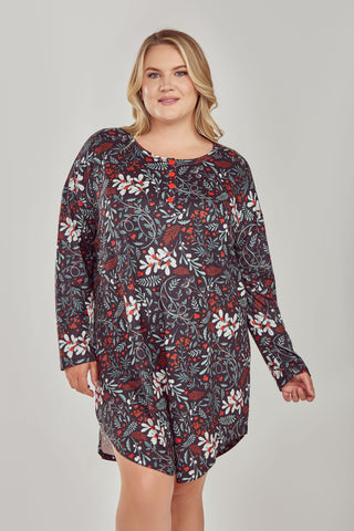 Holly Long Sleeve Sleep Dress