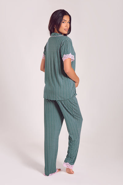 Vera Short Sleeve Pants Set
