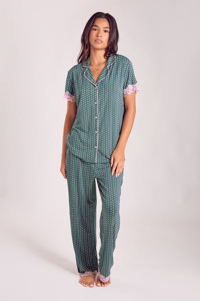 Vera Short Sleeve Pants Set